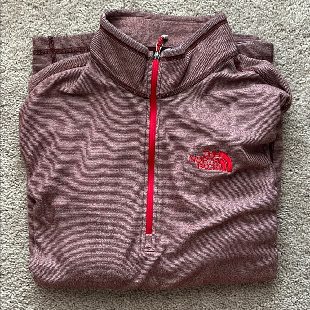 North face fleece quarter zip (light weight)